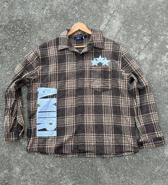 Chemise à carreaux vintage