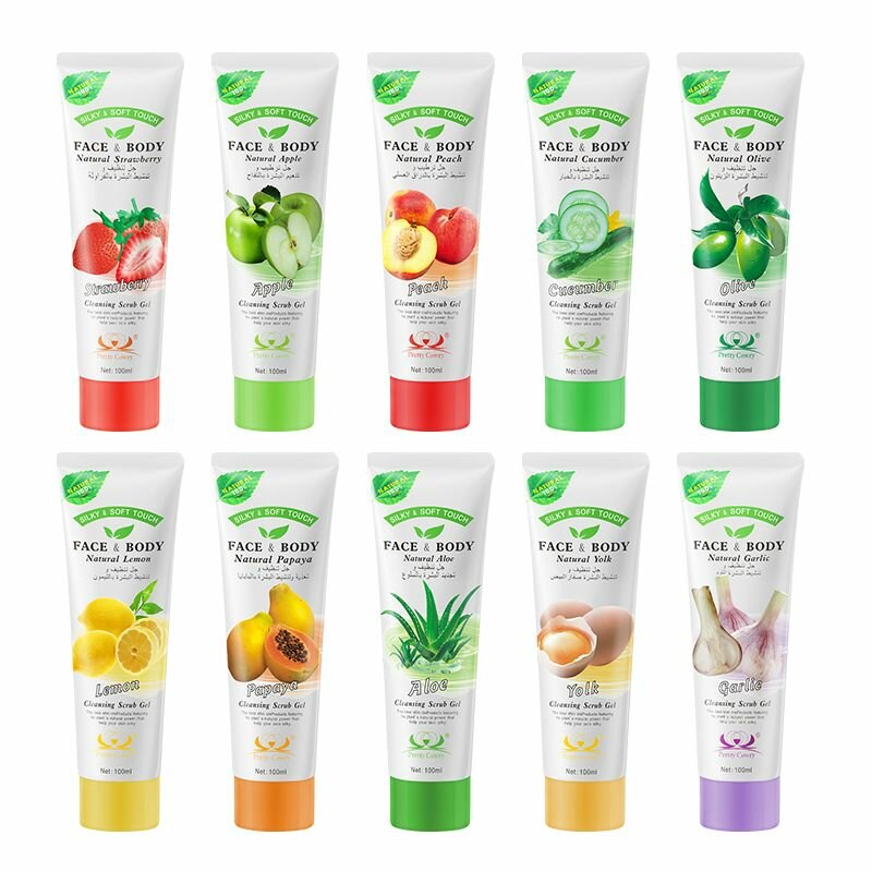 Natural Face & Body Scrub Set