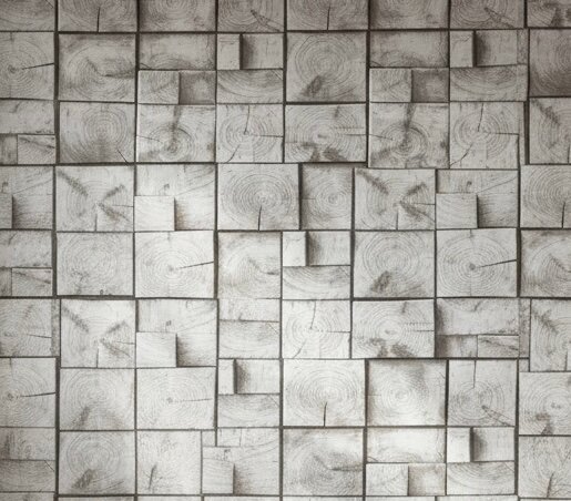 Panneau mural en bois 3D