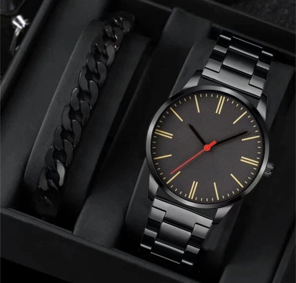 High-end Watch + Bracelet Dating Party Atmospheric watch