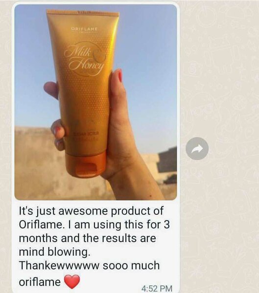 Oriflame Milk and Honey Gold Scrub