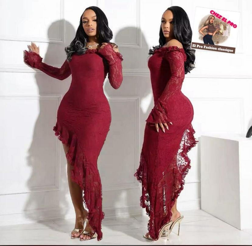 Robe en dentelle élégante