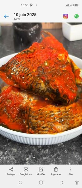 Poisson braisé épicé