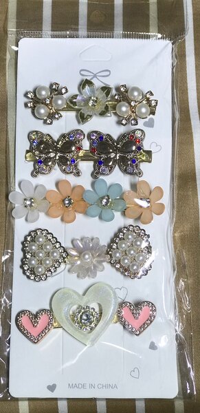 Ensemble Barrettes Décoratives
