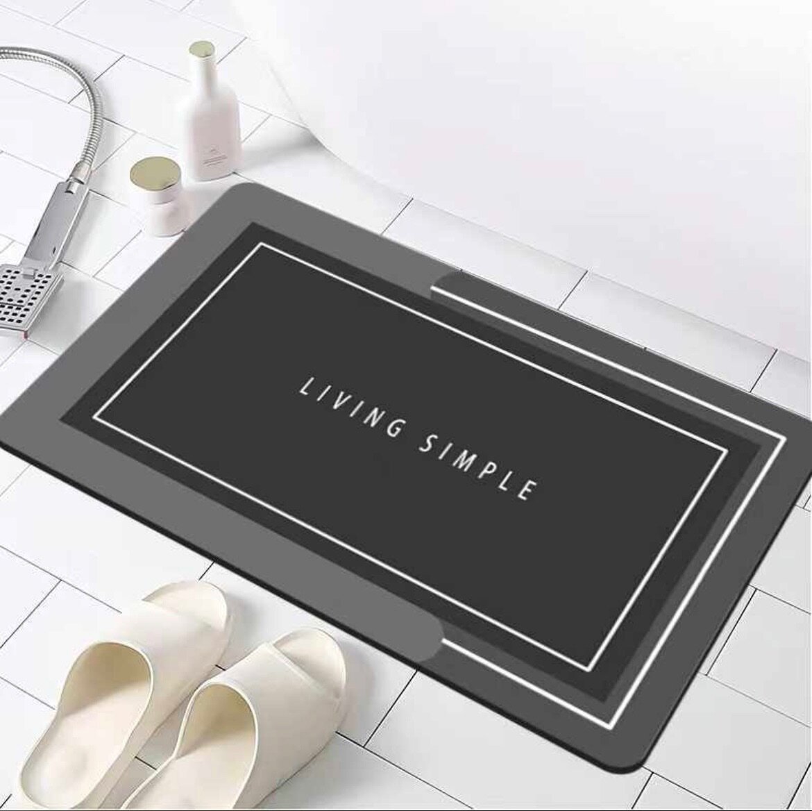 Anti-slip bathroom mat