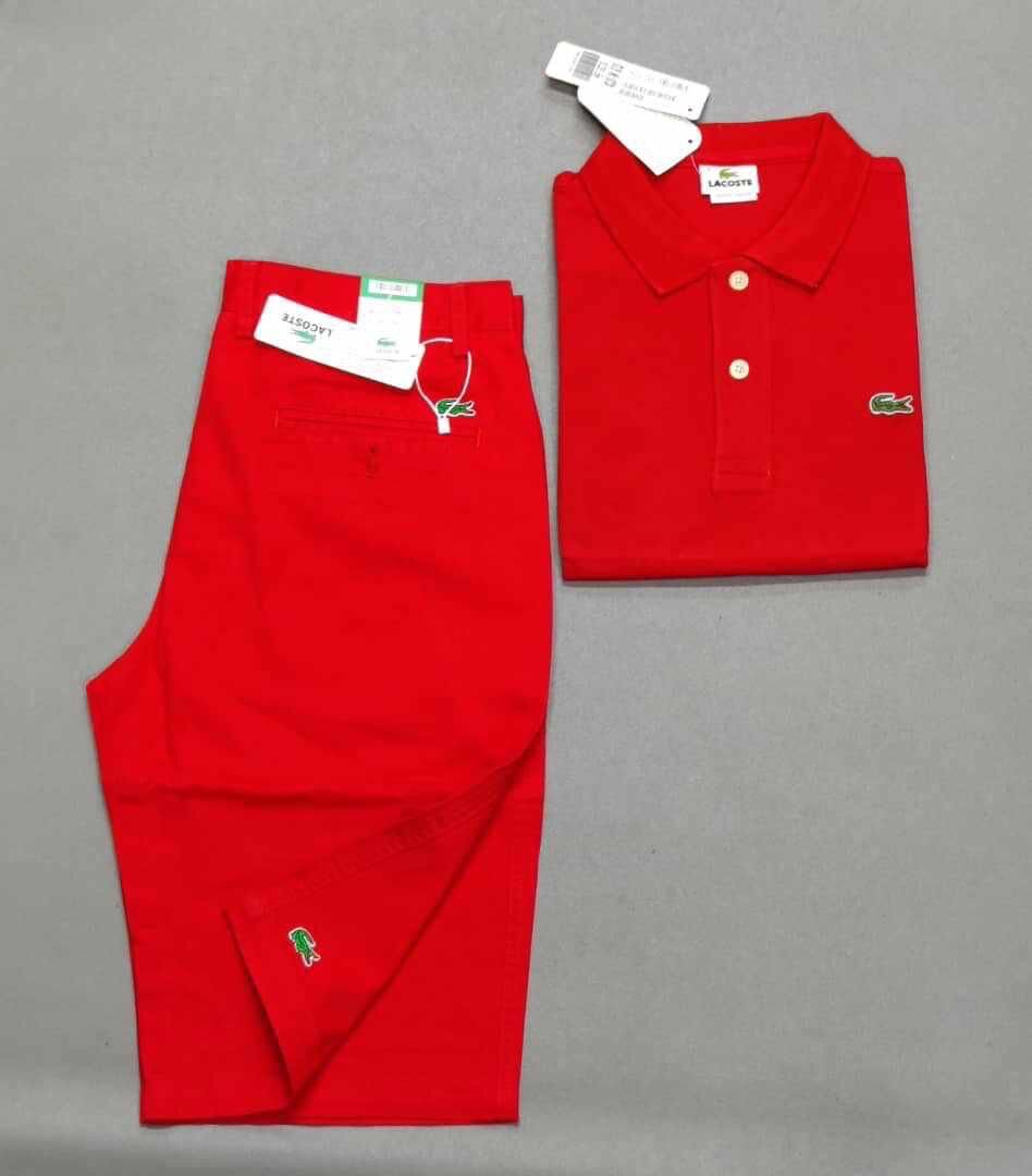 Ensemble Polo et Short Lacoste Homme