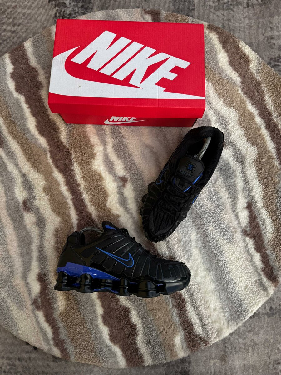 Nike Sneakers Homme Noir et Bleu