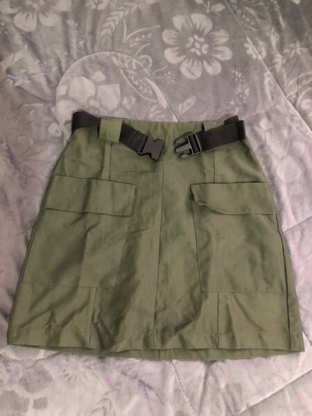 Mini cargo skirt