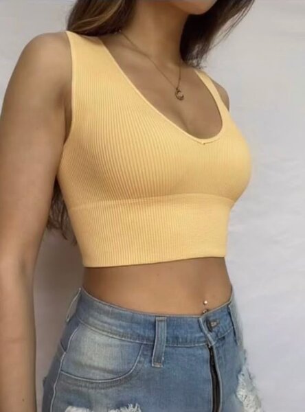 Top court sans manches gainant