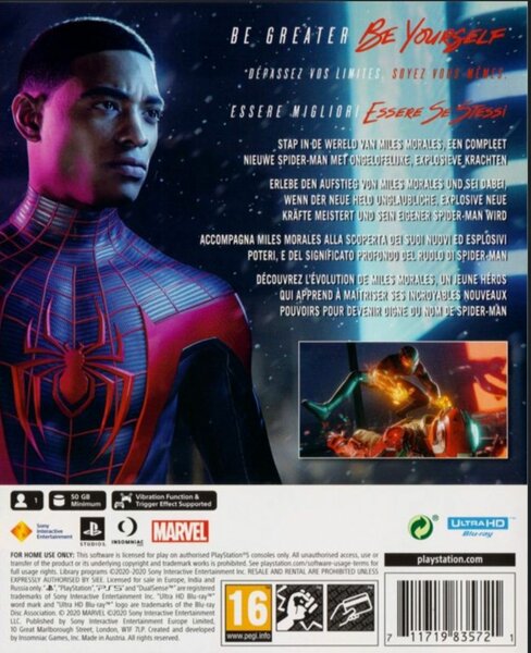 Spiderman Miles Morales (ps4)