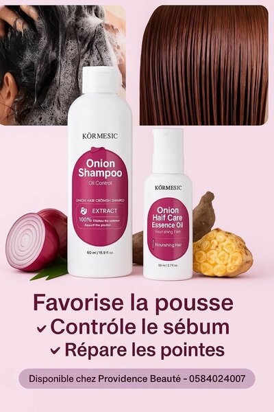 Shampooing et Huile Oignon