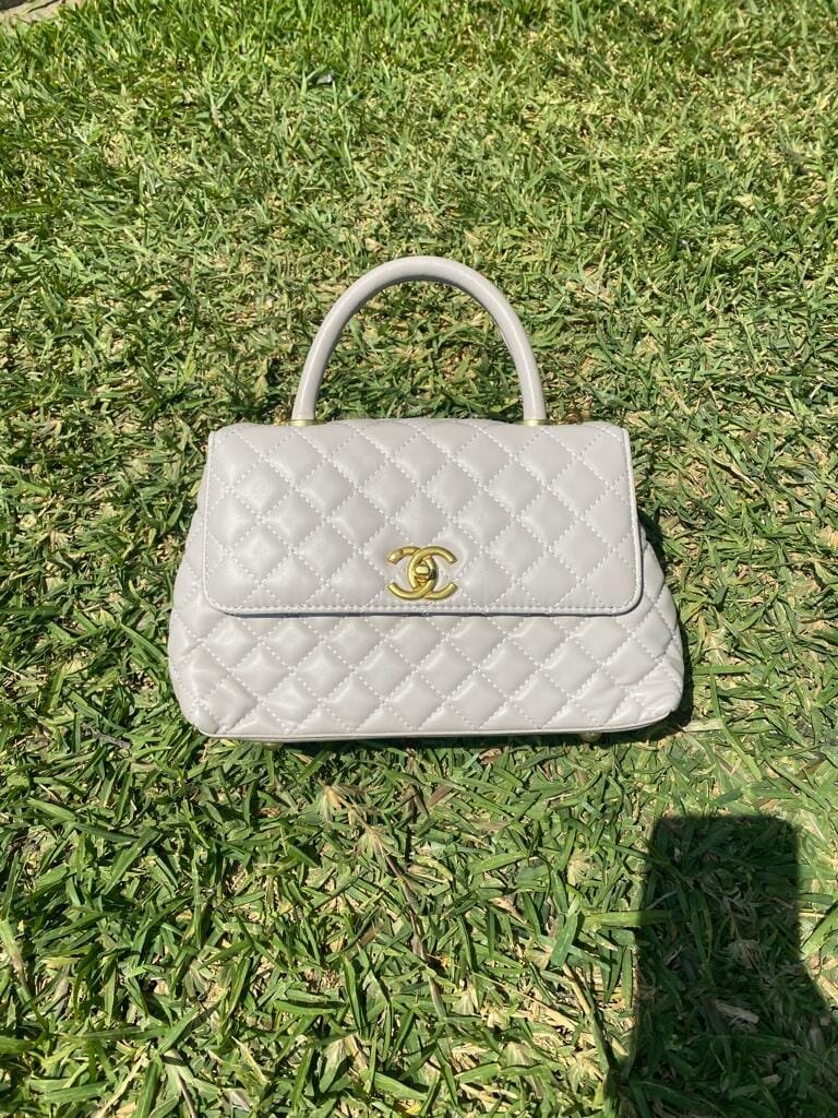 Chanel Women's Bag Light Grey