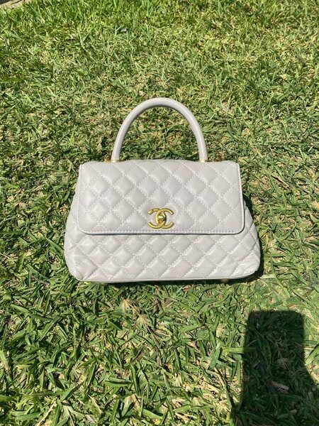 Chanel Women's Bag Light Grey