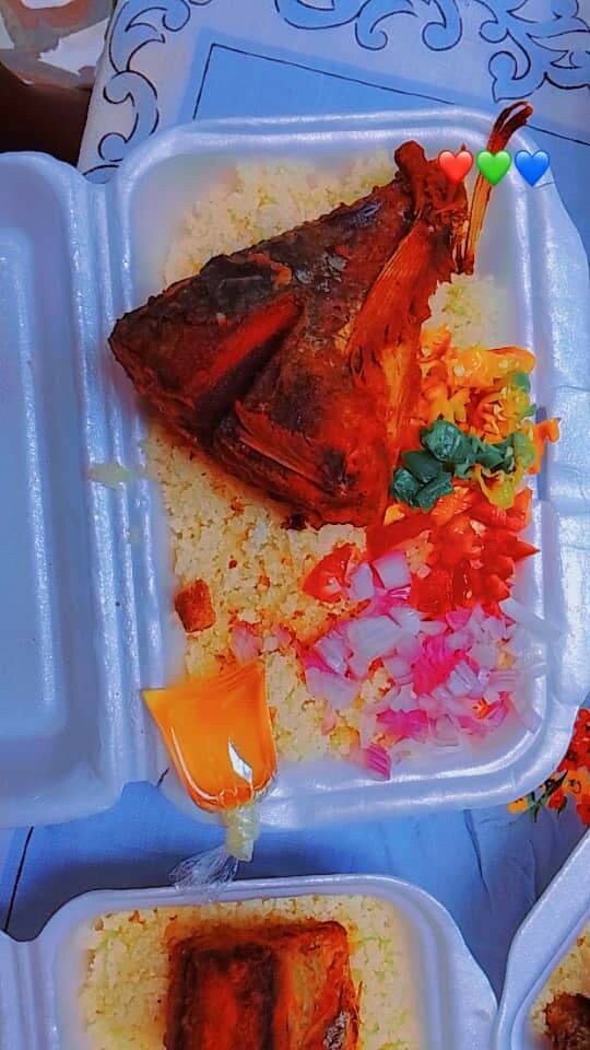 Attiéké Poisson Grillé Fait Maison