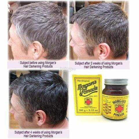 Original Morgan pomade for anti aging grey/white hair