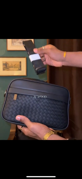 Sacoche Bandoulière Tressée Homme