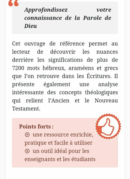 Dictionnaire des mots bibliques