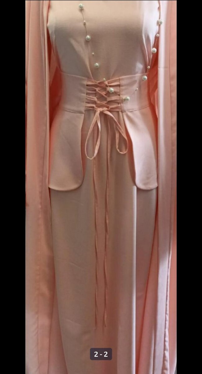 Красивая абайка с корсетом