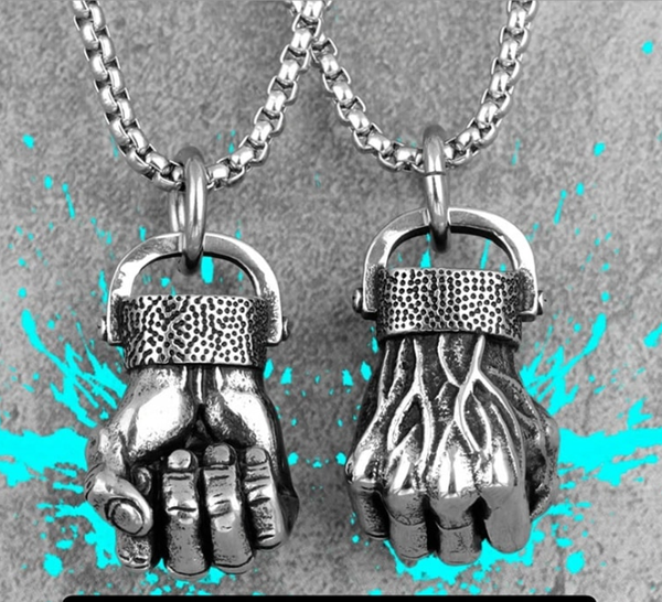 COLLIER + PENDENTIF BOXE