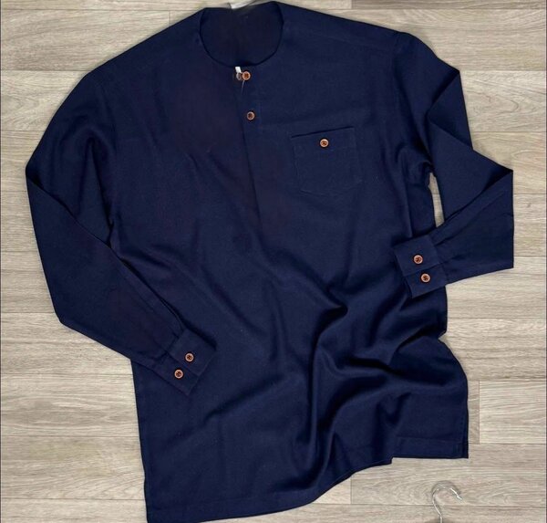 Chemise col mao homme élégante