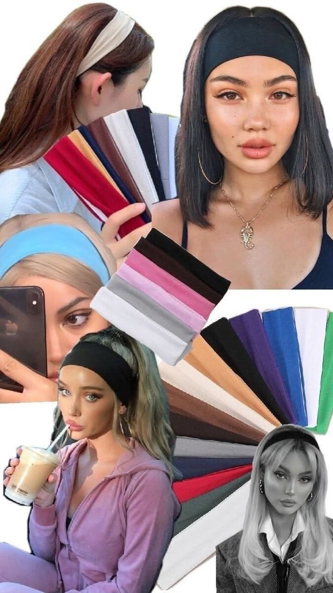 Bandeaux élastiques colorés