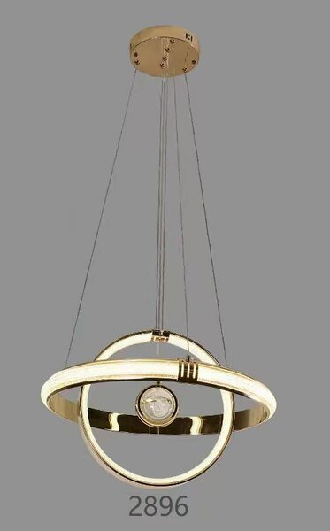 Lustre Moderne LED Doré