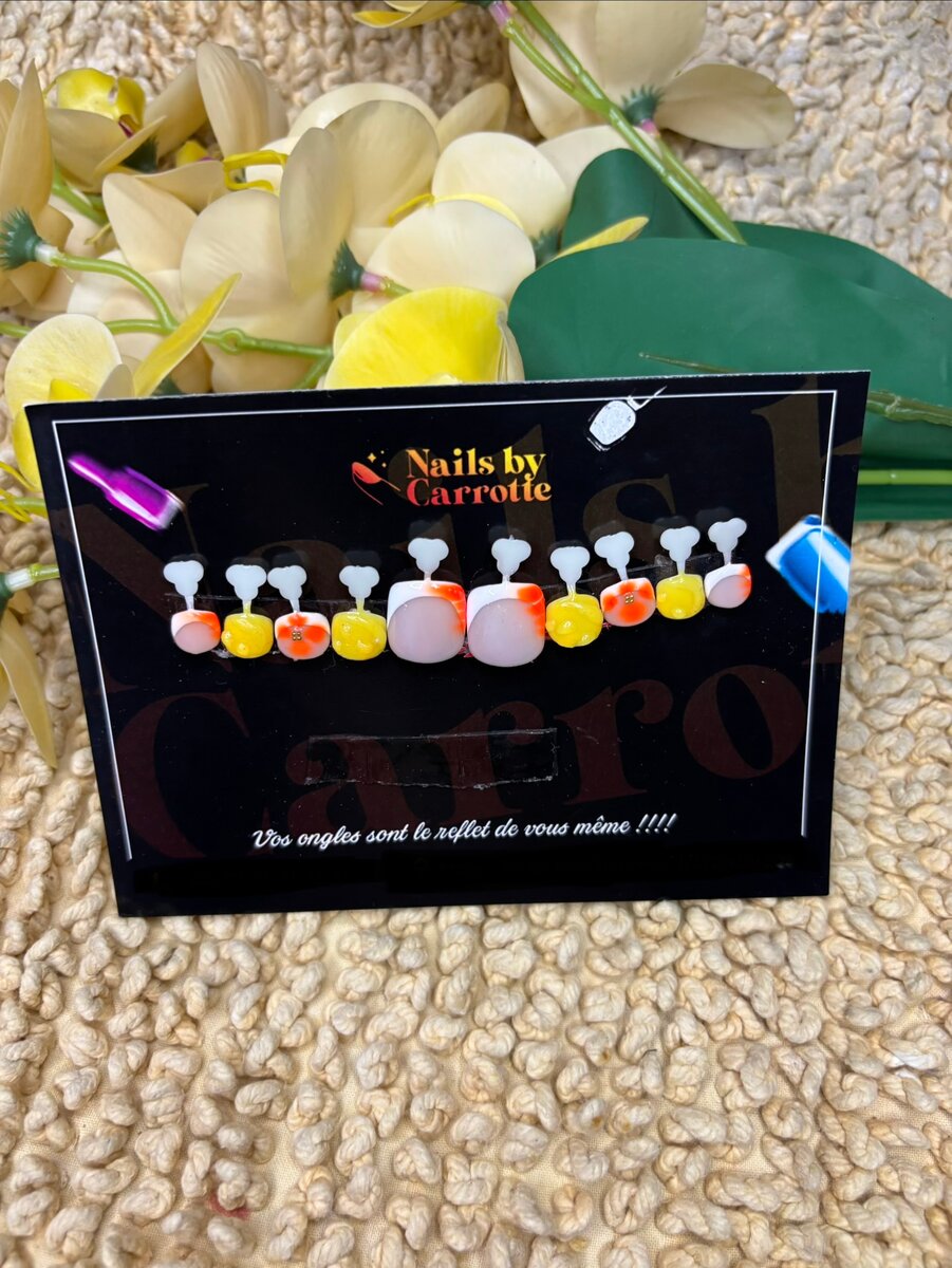 Faux Ongles Colorés Nail Set