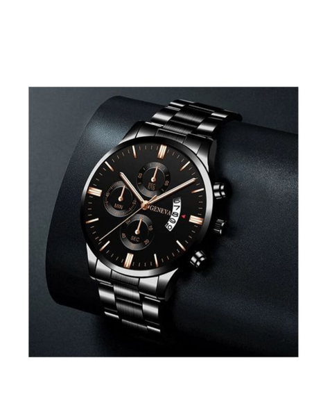 Montre unisex Élégante Noir