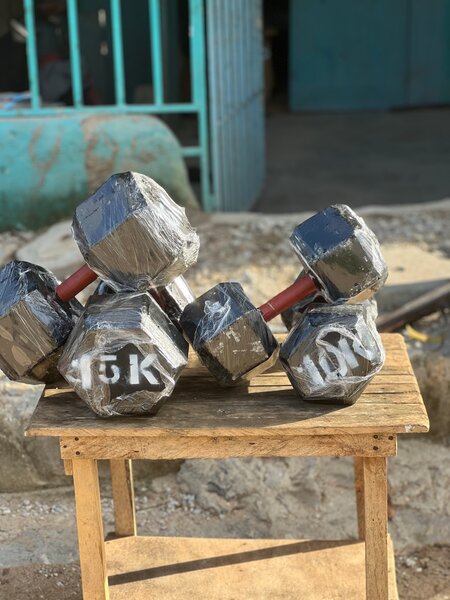 Kit haltères 15KG ET 10KG