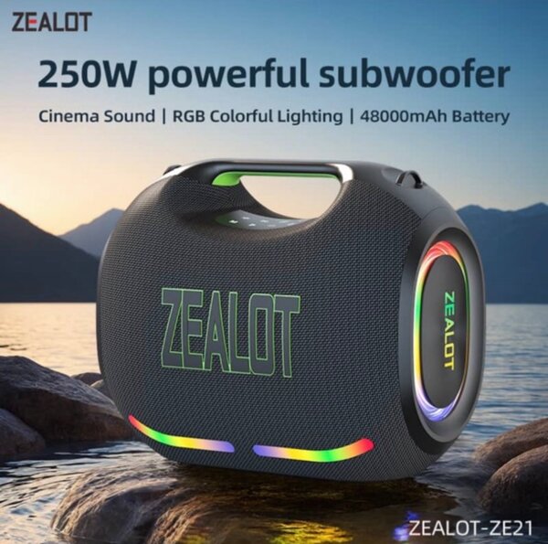 Enceinte Bluetooth ZEALOT Bass