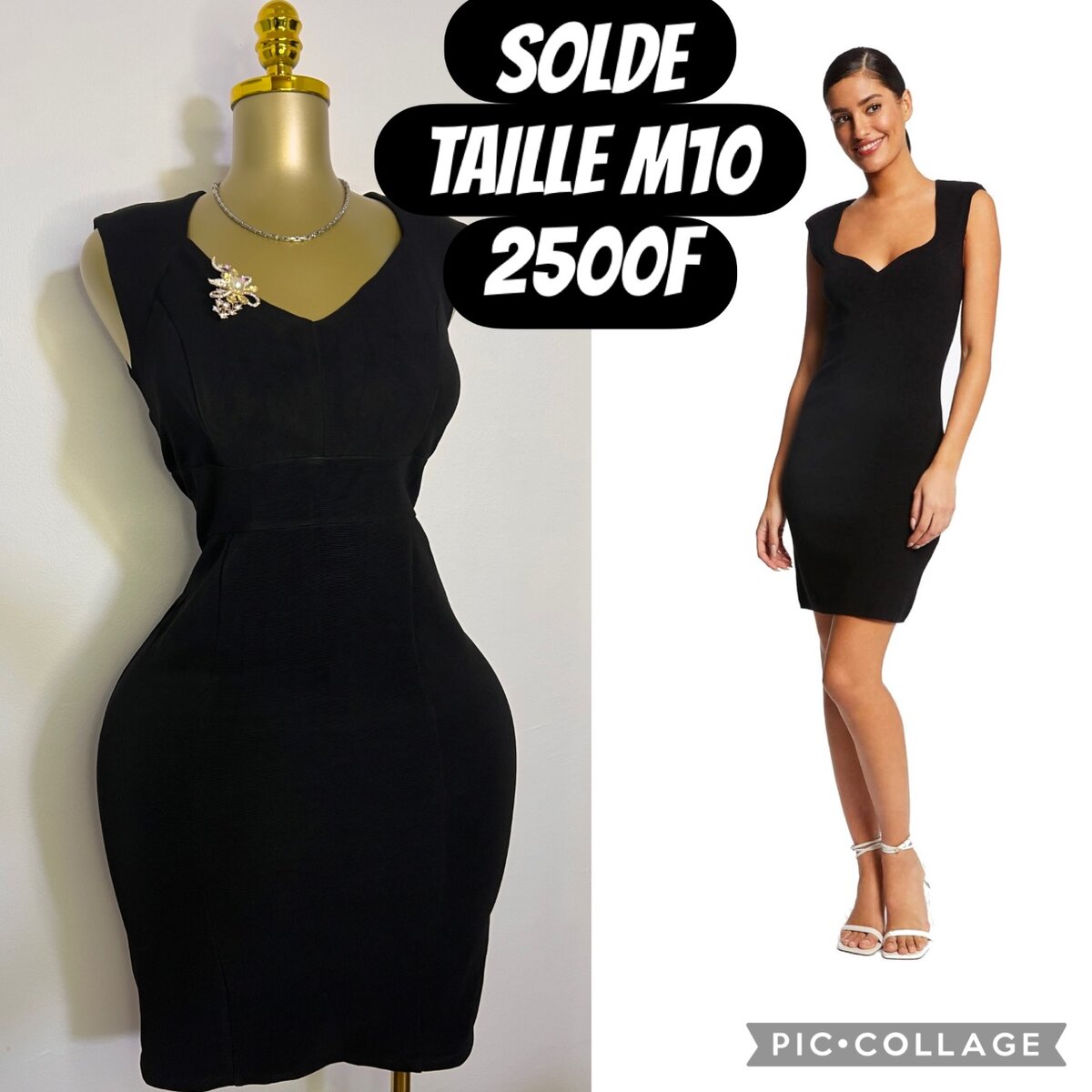 Robe élégante noire