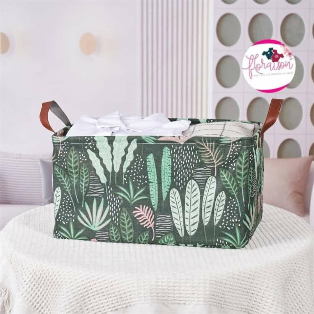 Panier de rangement en tissu
