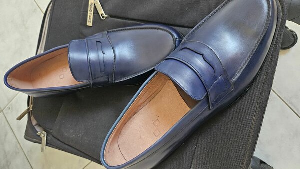 Mocassins cuir artisan bottier