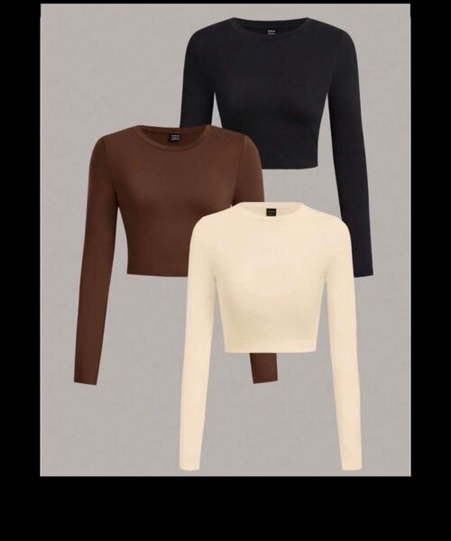 Long sleeves basic tops