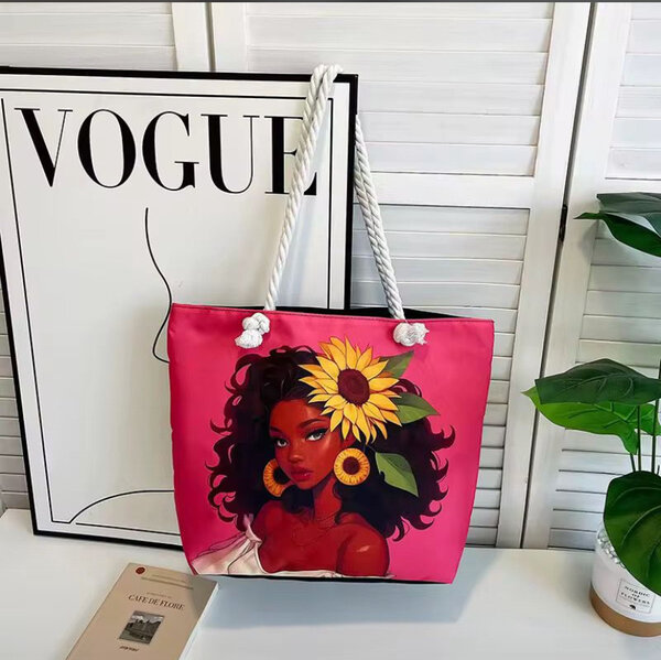 Sac cabas avec illustrations artistiques