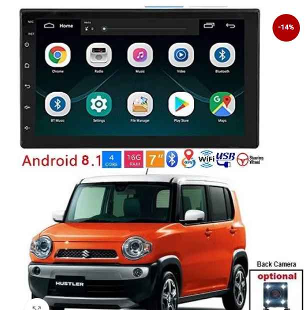 Universal Anroid Panel For Suzuki Hustler