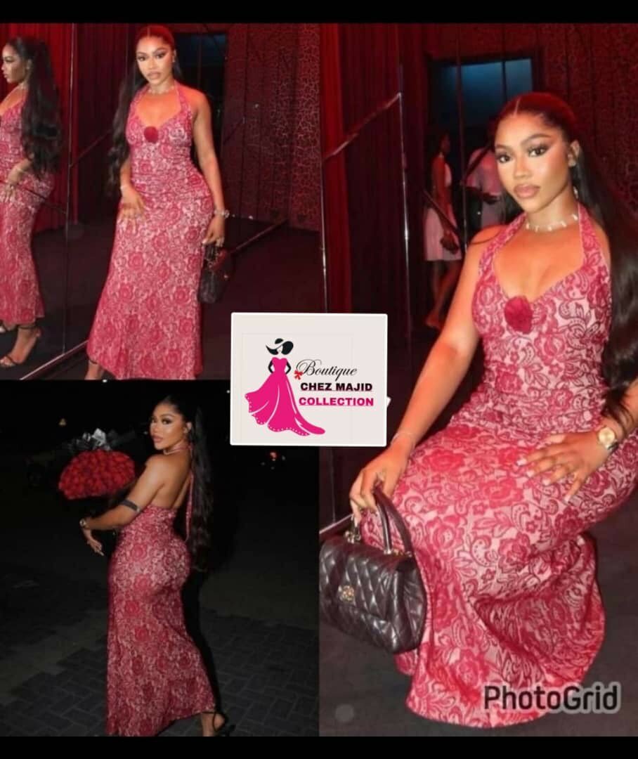 Robe Longue Élegante Rouge