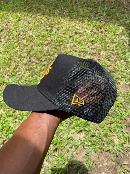 Casquette à filet noir A's