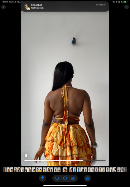 Robe de plage ensoleillée