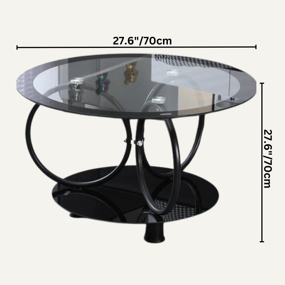 Table basse en verre moderne