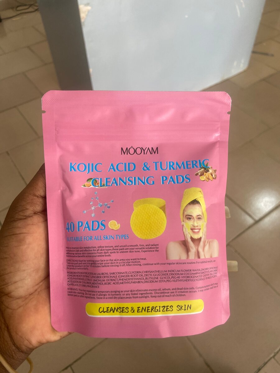 Tampons Nettoyants MOOYAM Curcuma