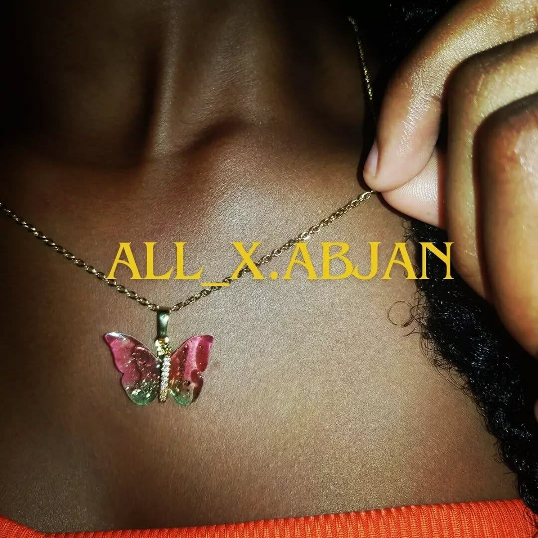 Collier "butterfly glow" 7