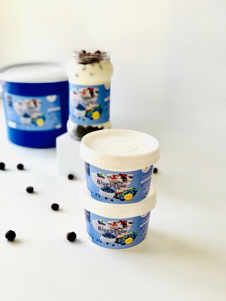 Blueberry Greek yoghurt