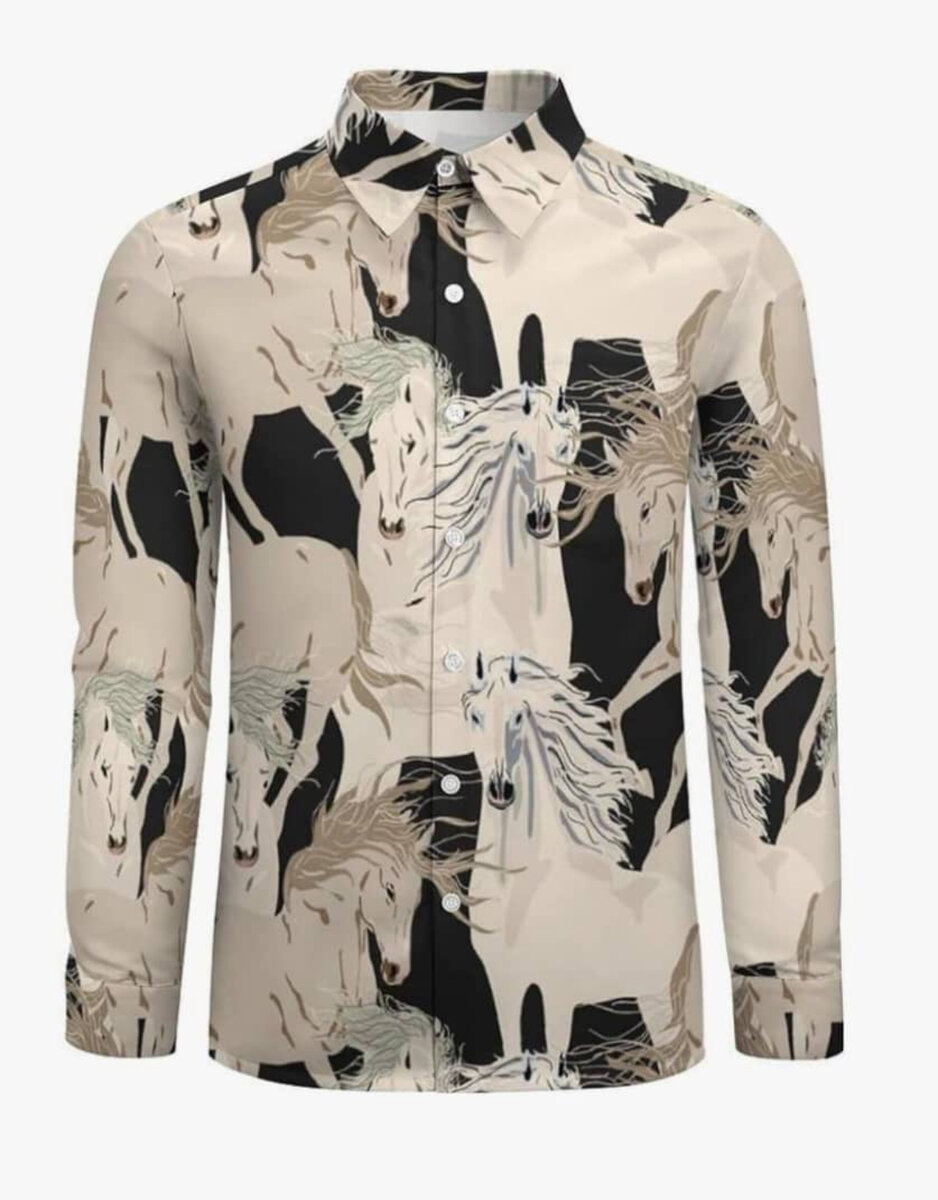 Chemise élégante imprimée