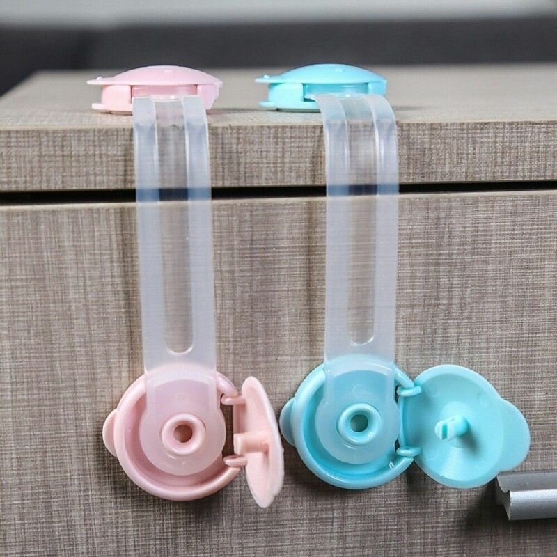 Pack of 2 Baby Safety Locks for Drawers, Cabinets & Fridges