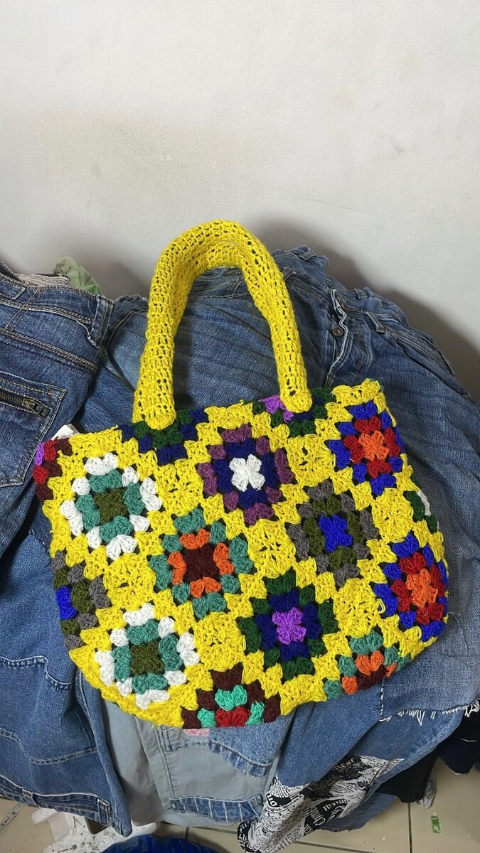 Sac granny au crochet