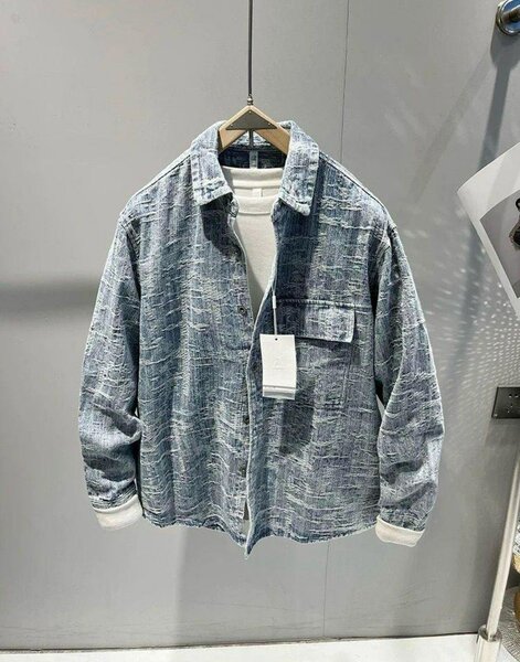 Chemise en jean décontractée