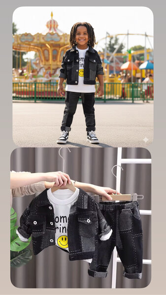 Ensemble denim enfant stylé