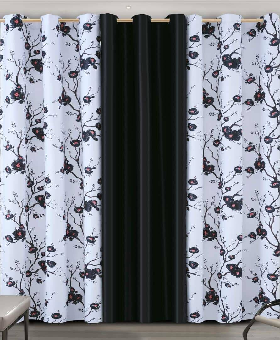 3 in 1 curtains 300gh