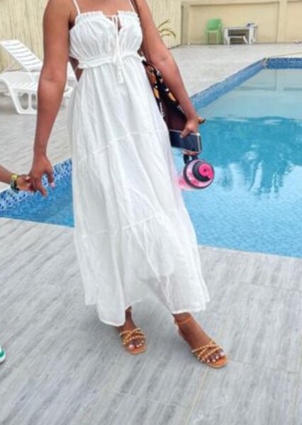 Robe d'été longue fluide